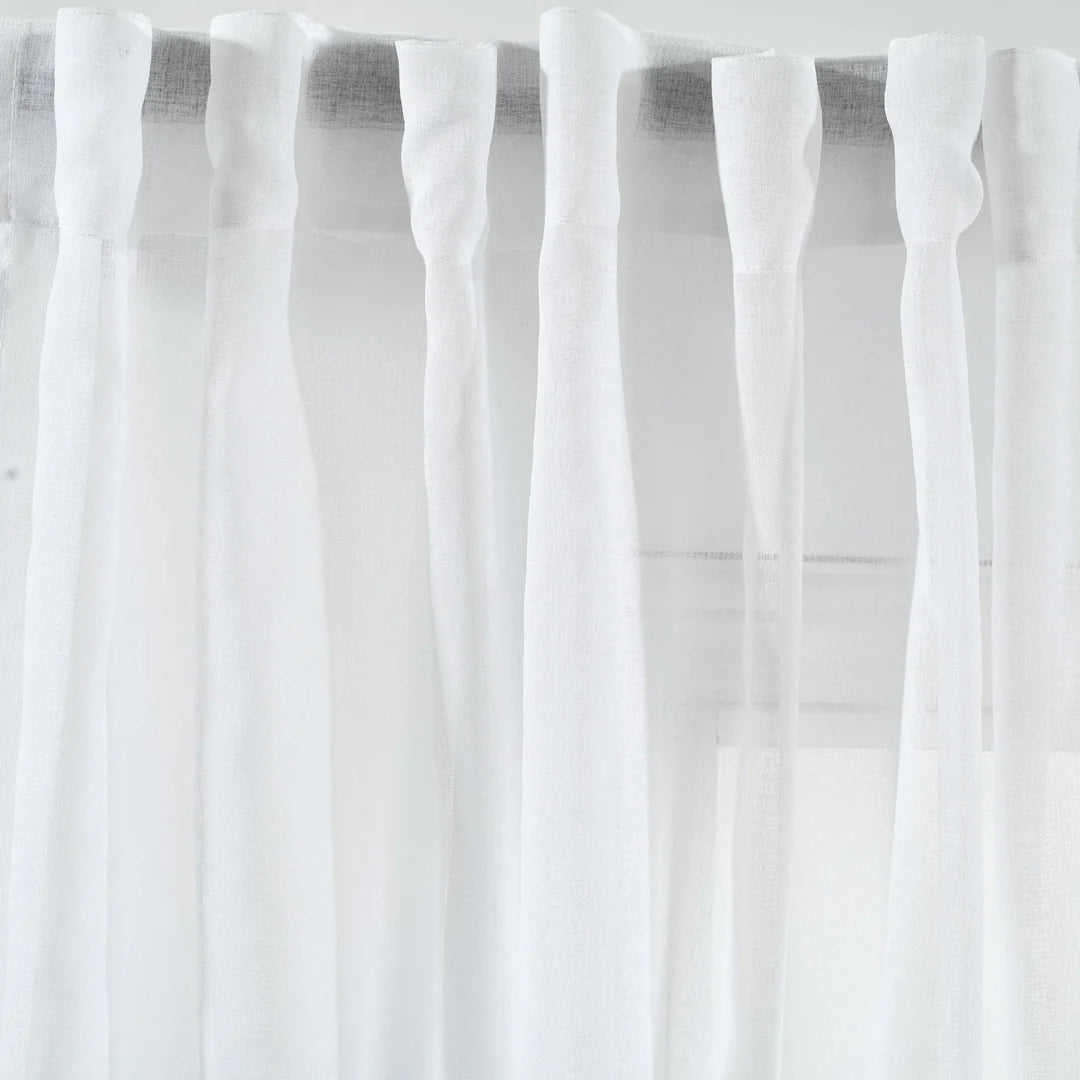 AQEELAHMED | Zuri Flora Sheer Window Curtain Panel Set